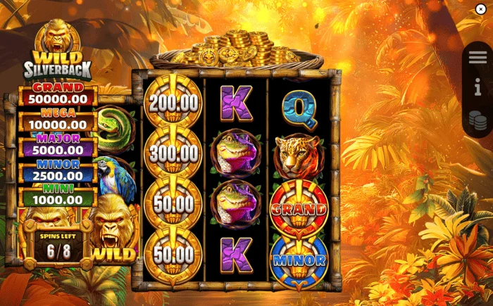 Wild Silverback – játékmenet a Free Spins során